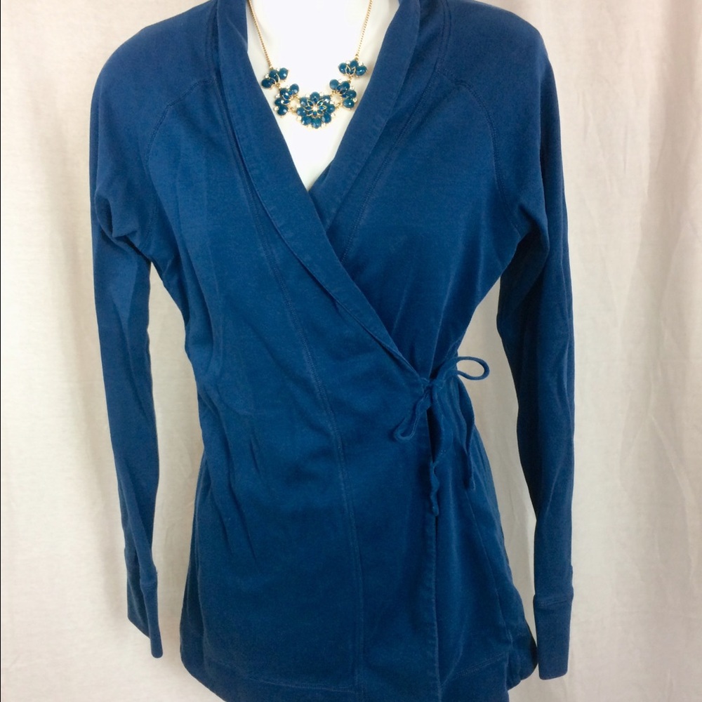 Patagonia Navy Wrap Cardigan (sz M)